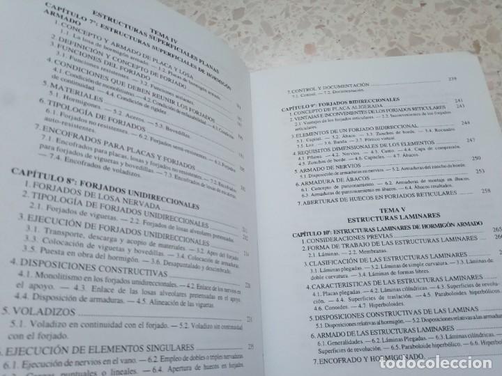 Libros de segunda mano: LAS ESTRUCTURAS DE HORMIGON EN LOS EDIFICIOS. CONSTRUCCION DE ESTRUCTURAS - Foto 4