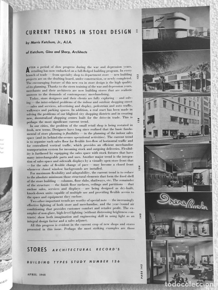 Libros de segunda mano: Architectural Record April 1948 - Foto 3