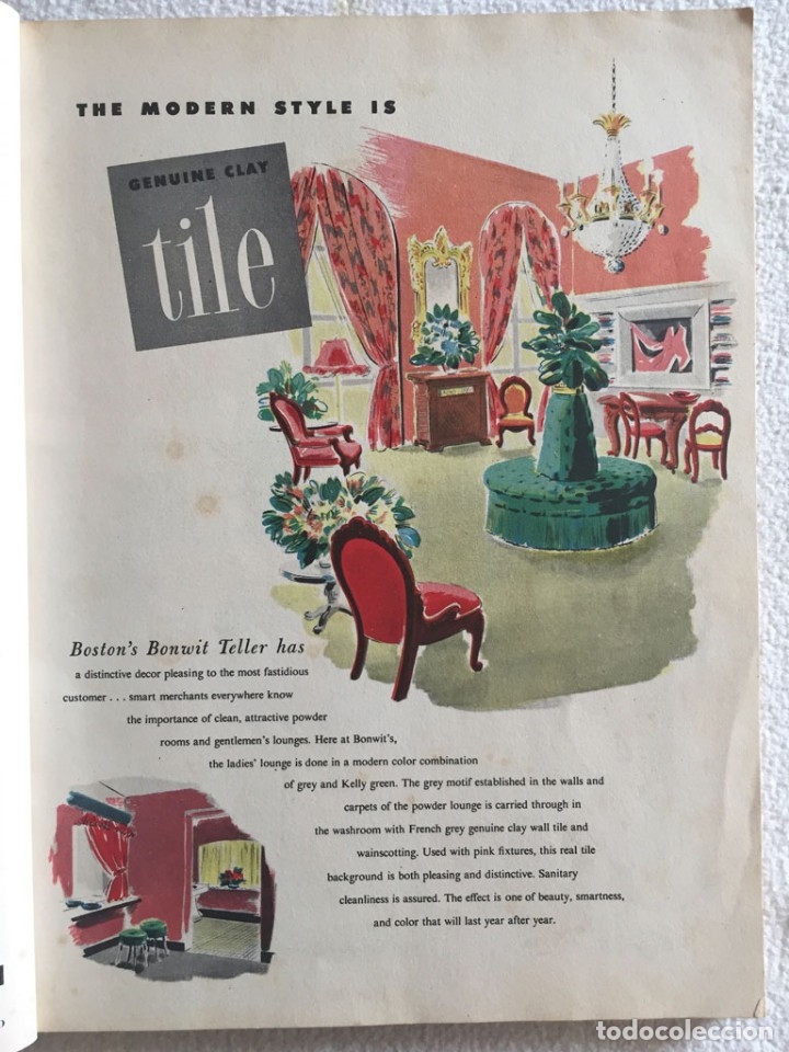 Libros de segunda mano: Architectural Record April 1948 - Foto 5