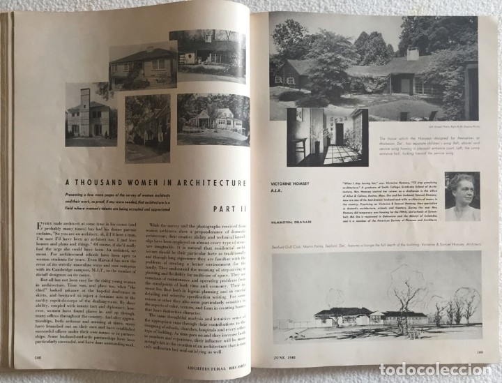 Libros de segunda mano: Architectural Record June 1948 - Foto 8