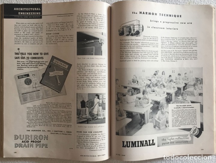 Libros de segunda mano: Architectural Record June 1948 - Foto 13