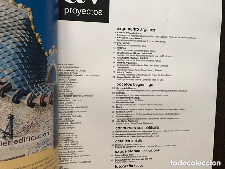 Libros de segunda mano: AV Proyectos. N&ordm; 033. 2009 - Foto 2