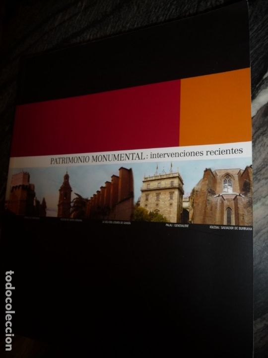 Second hand books: PATRIMONIO MONUMENTAL,INTERV. RECIENTES.COL.TERRITORIAL ARQUITECTOS,VALENCIA 2004,23X27,305PP **519