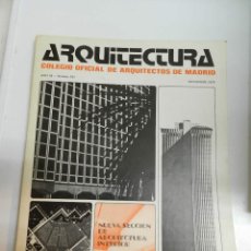 Libros de segunda mano: ARQUITECTURA 191 (COAM) REVISTA DEL COLEGIO OFICIAL DE ARQUITECTOS DE MADRID 1974. Lote 176065643