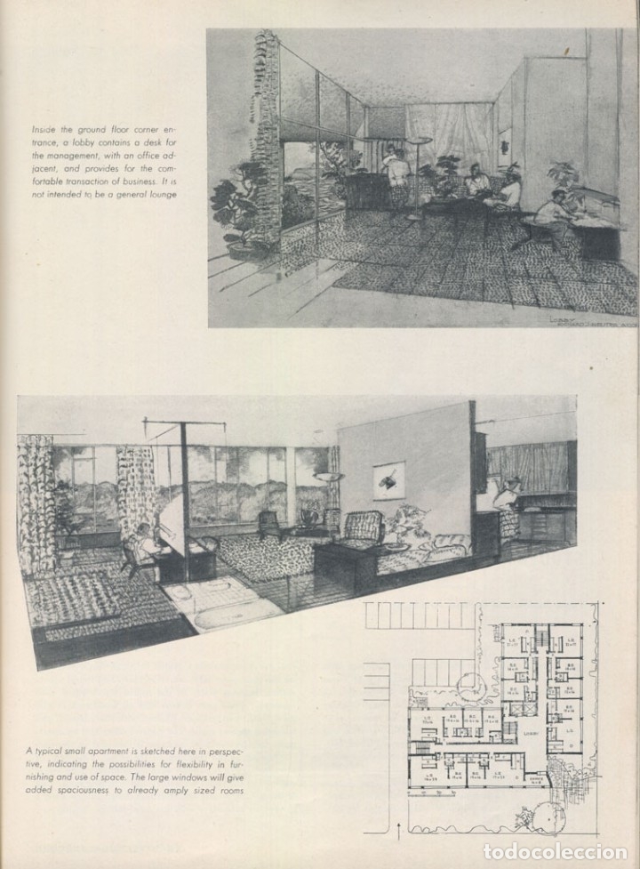 Libros de segunda mano: Architectural Record February 1948 - Foto 3