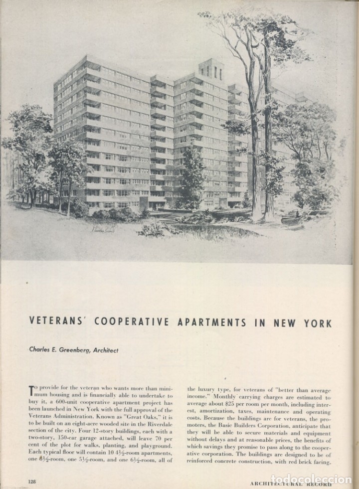 Libros de segunda mano: Architectural Record February 1948 - Foto 5