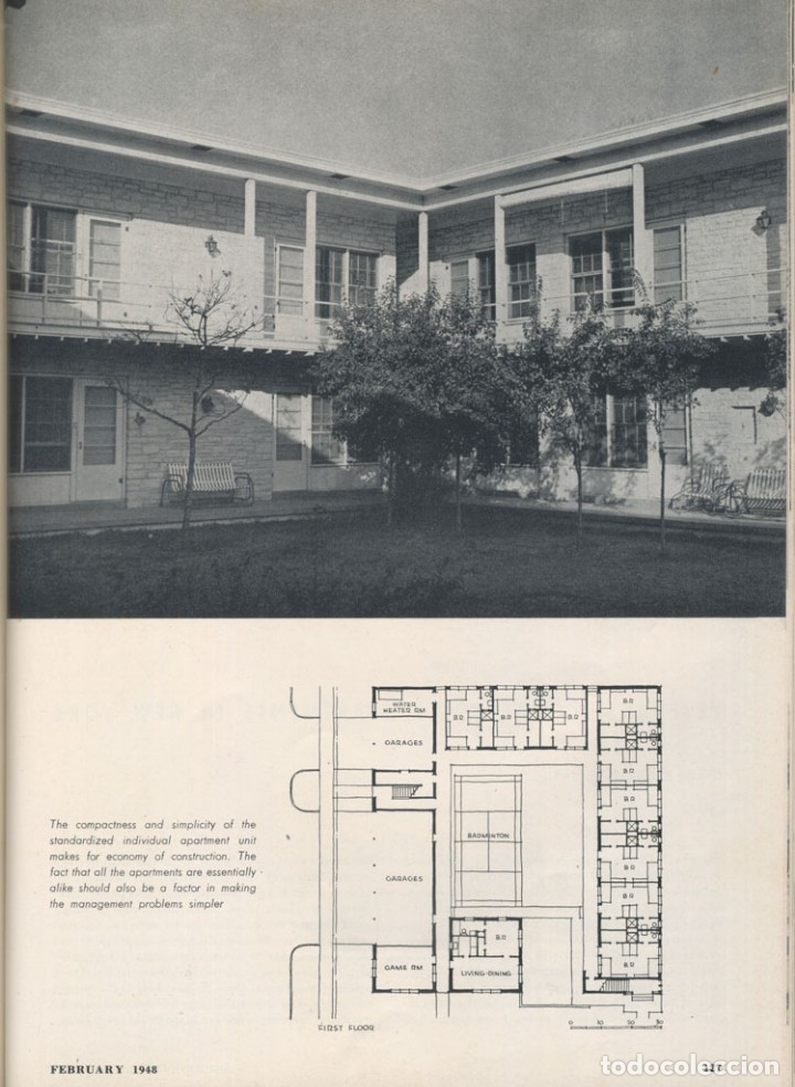 Libros de segunda mano: Architectural Record February 1948 - Foto 8
