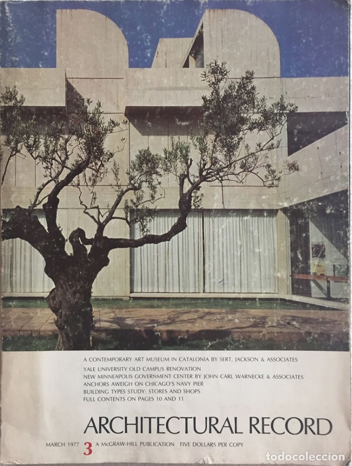 Libros de segunda mano: Architectural Record March 1977 - Foto 1
