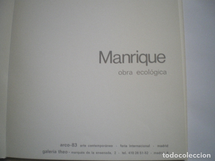 Libros de segunda mano: CATALOGO JORGE MANRIQUE - Foto 2