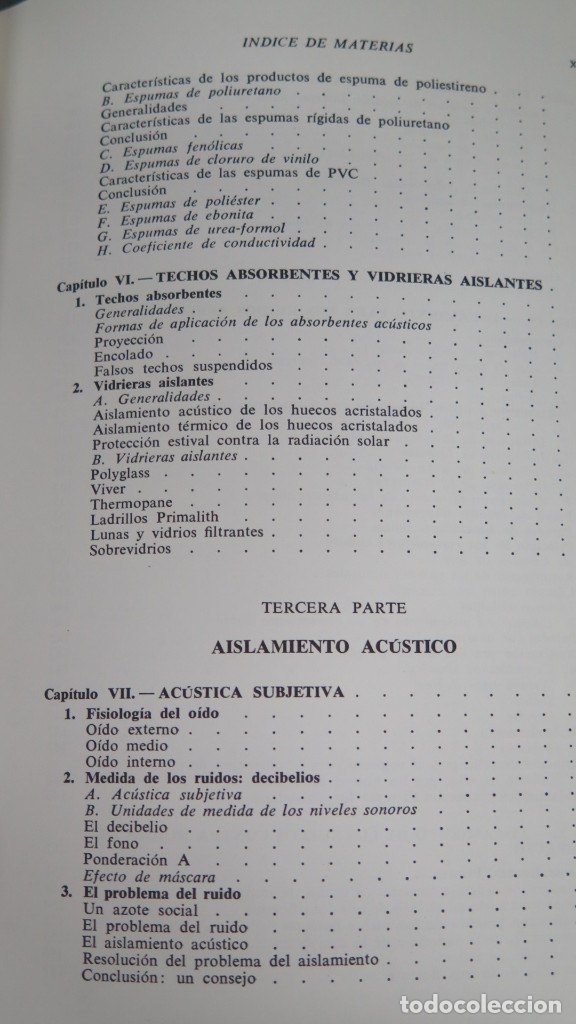Libros de segunda mano: AISLAMIENTO ACUSTICO Y TERMICO EN LA CONSTRUCCION. ROUGERON - Foto 4