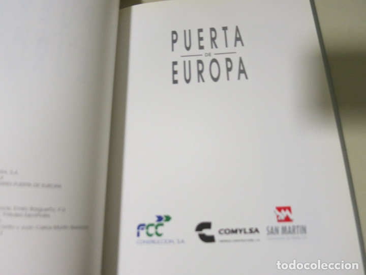 Libros de segunda mano: ARQUITECTURA PUERTA DE EUROPA EDIFICIO MADRID FCC - Foto 3