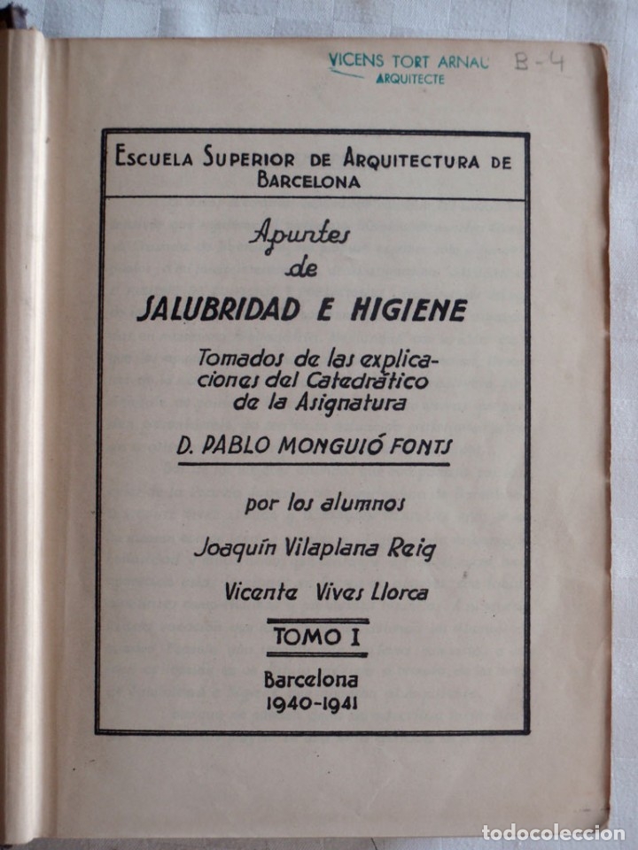 Libros de segunda mano: Apuntes de Salubridad e Higiene. - Foto 2
