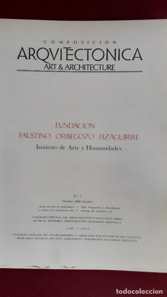 Libros de segunda mano: COMPOSICION ARQUITECTONICA. ART AND ARCHITECTURE. NUM. 1, 1988 - Foto 4