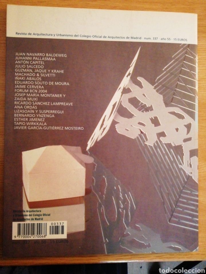 Libros de segunda mano: Arquitectura COAM 337 - Foto 2