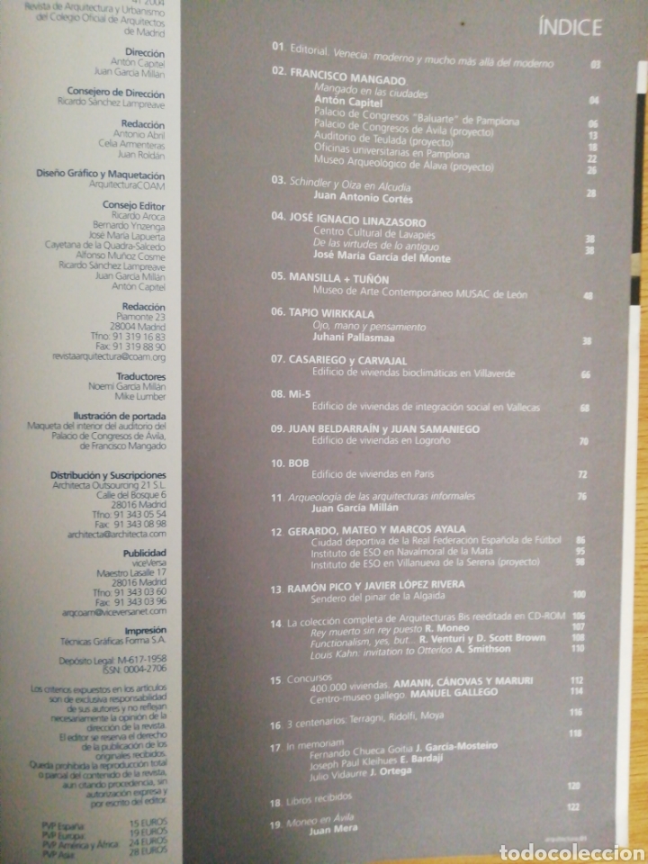 Libros de segunda mano: Arquitectura COAM 338 - Foto 2