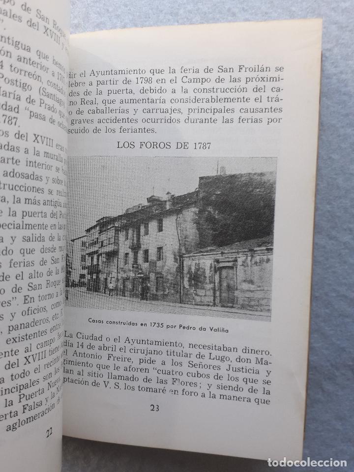 Libros de segunda mano: Origen de las Edificaciones adosadas a la Muralla de Lugo. Adolfo Abel Vilela. A&ntilde;o 1972. - Foto 7