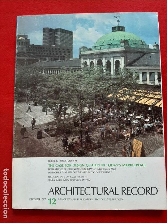 Libros de segunda mano: ARCHITECTURAL RECORD 12, DECEMBER 1977 - Foto 1
