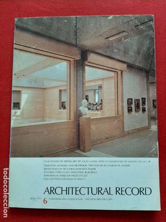 Libros de segunda mano: ARCHITECTURAL RECORD 6, JUNE 1977 - Foto 1
