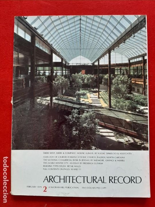 Libros de segunda mano: ARCHITECTURAL RECORD 2, FEBRUARY 1979 - Foto 1
