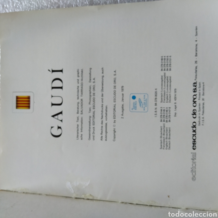 Libros de segunda mano: Gaud&iacute;. Serie ESCUDO DE ORO - Foto 2
