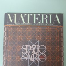 Libros de segunda mano: REVISTA MATERIA Nº 6, SPACIO SACRO / SACRED SPACE, ARCHITECTURAL REVIEW, 1991