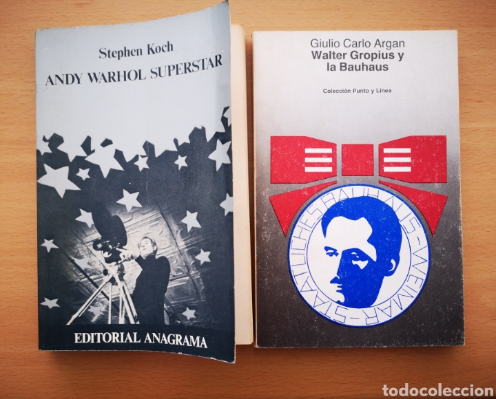 Libros de segunda mano: LOTE WALTER GROPIUS BAUHAUS + ANDY WARHOL - Foto 1