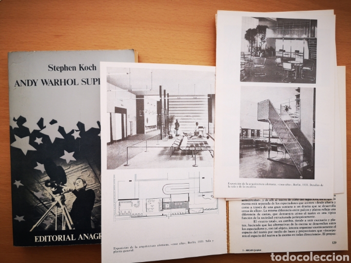 Libros de segunda mano: LOTE WALTER GROPIUS BAUHAUS + ANDY WARHOL - Foto 3