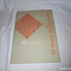 Libros de segunda mano: EL MURO DE LADRILLO.VARIOS AUTORES.ADELL ARGILES.HISPALYT SECCION DE LADRILLOS CARA VISTA 1992
