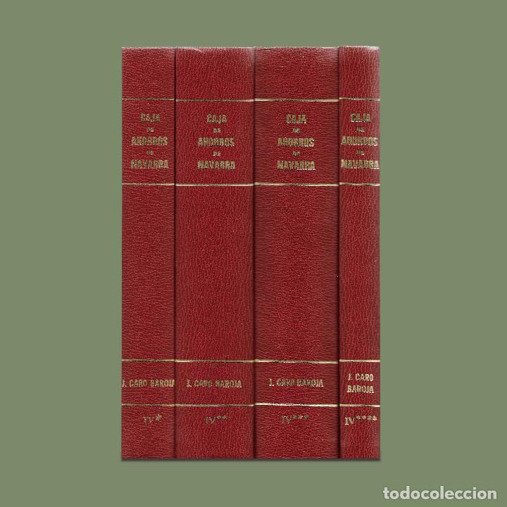 Livres d'occasion: LA CASA EN NAVARRA 4 TOMOS. JULIO CARO BAROJA. ARQUITECTURA VERNACULAR VASCA. LIBRO VASCO.