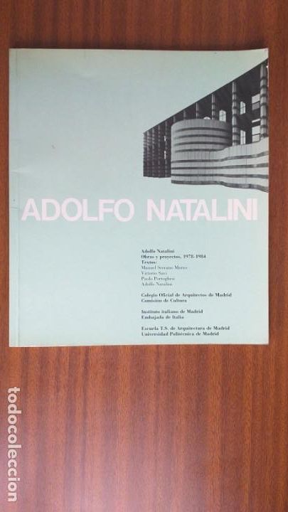 Libros de segunda mano: Adolfo Natalini &bull; Obras y proyectos, 1979 - 1984 - Foto 1
