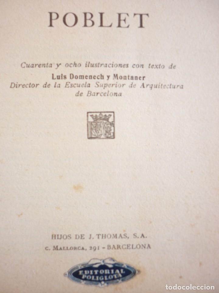 Libros de segunda mano: El ARTE EN ESPA&Ntilde;A - POBLET - Foto 2