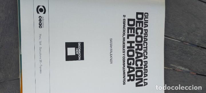 Libros de segunda mano: GUIA PRACTICA PARA LA DECORACION DEL HOGAR - 2 ESPACIOS MUEBLES COMPLEMENTOS B005 - Foto 5