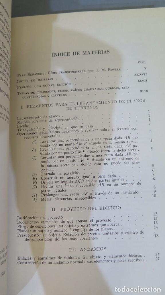 Libros de segunda mano: COMO DE CONSTRUIR. BENAVENT DE BARBERA - Foto 2