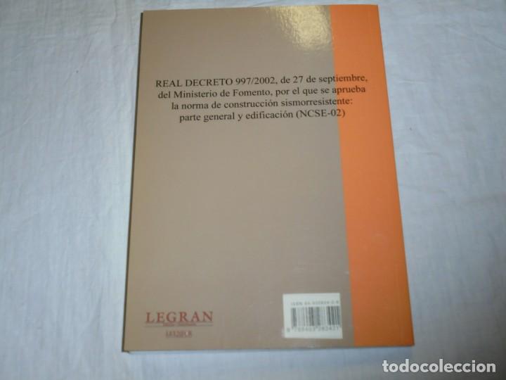 Libros de segunda mano: NORMA DE CONSTRUCCION SISMORRESISTENTE.LEGRAN 2002.-1&ordf; EDIC - Foto 6