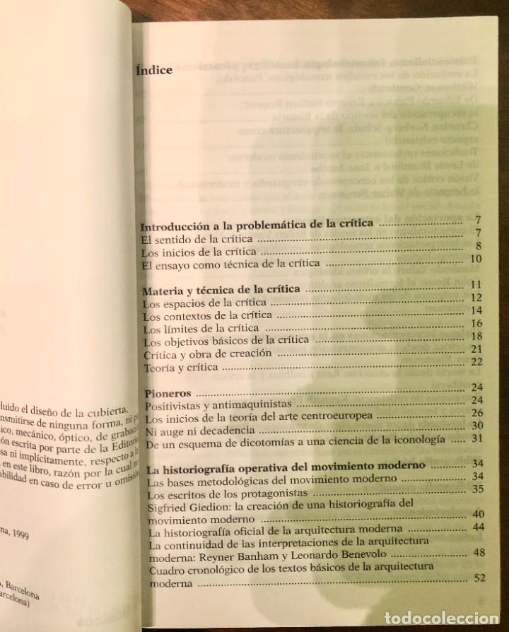 Libros de segunda mano: ARQUITECTURA Y CR&Iacute;TICA - Foto 3