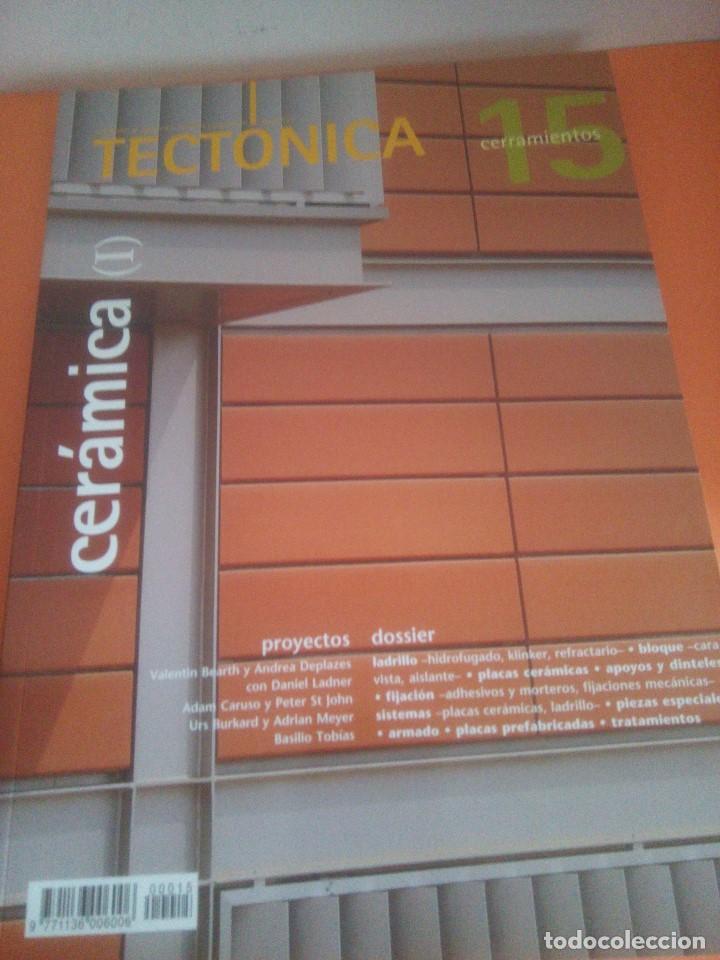 Libros de segunda mano: Tectonica 15 - Cer&aacute;micas I - Cerramientos - Foto 1