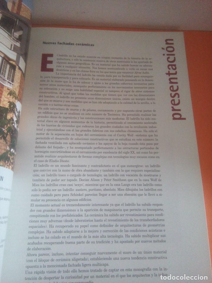 Libros de segunda mano: Tectonica 15 - Cer&aacute;micas I - Cerramientos - Foto 2