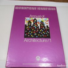 Libros de segunda mano: VV.AA ANNUAL OF ARCHITECTURE/1 (2 TOMOS) Q3951A. Lote 226254090