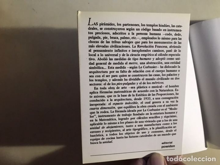 Libros de segunda mano: El modulor y modulor 2. Le Courbusier - Foto 4