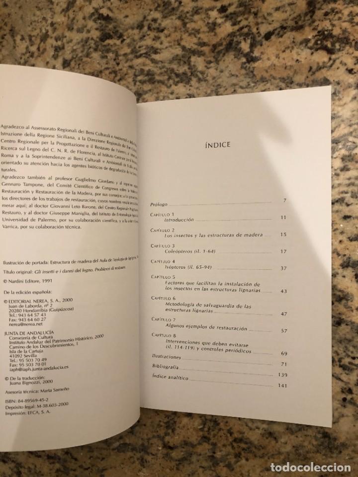 Libros de segunda mano: LOS INSECTOS Y SUS DA&Ntilde;OS EN LA MADERA - Foto 4