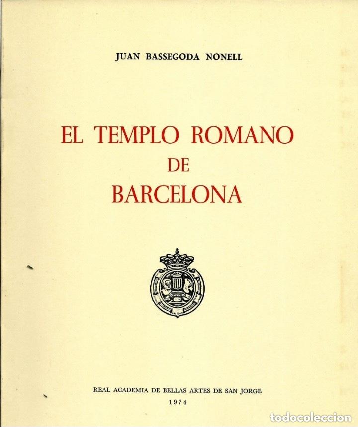 Libros de segunda mano: El Templo Romano de Barcelona - Foto 2