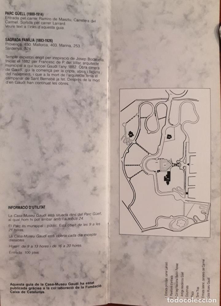 Libros de segunda mano: Gu&iacute;a de la Casa Museu Gaud&iacute; - Foto 3