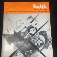 Libros de segunda mano: REVISTA BATIK Nº 5 PANORAMA GENERAL DE LAS ARTES 1974, PORTADA WASSILY KANDINSKY, 72 PAGINAS.