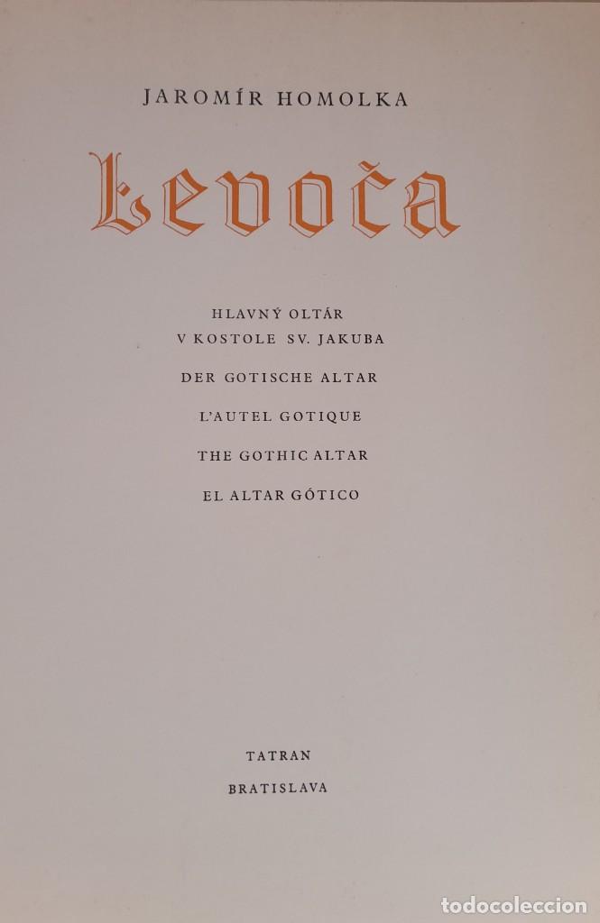 Libros de segunda mano: Levoca. El altar g&oacute;tico. 1956. - Foto 2
