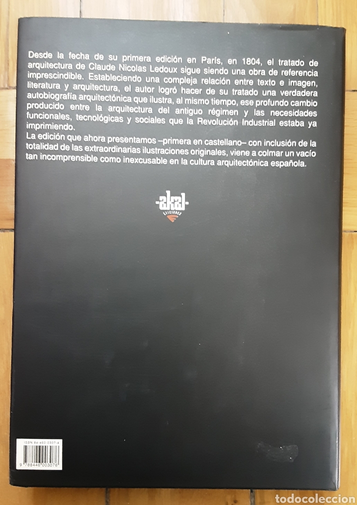 Libros de segunda mano: Ledoux la arquitectura. - Foto 2