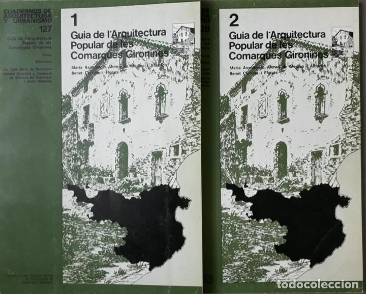Livres d'occasion: Guia de l' arquitectura popular de les comarques Gironines Vol I y II, 127 y 128