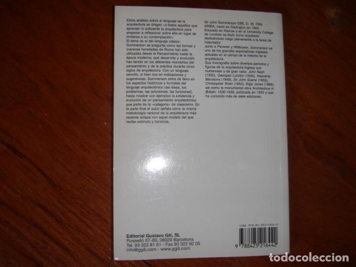 Libros de segunda mano: LIBRO EL LENGUAJE CL&Aacute;SICO DE LA ARQUITECTURA GG - Foto 14