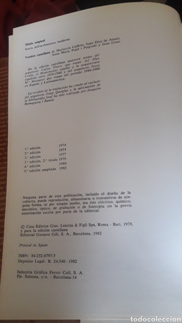 Libros de segunda mano: Historia de la Arquitectura moderna - Foto 4