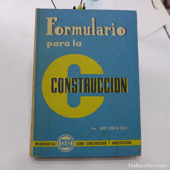 Libros de segunda mano: FORMULARIO PARA LA CONSTRUCCION - CEAC - Foto 1