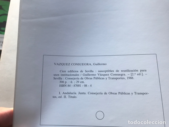 Libros de segunda mano: Sevilla. Cien edificios . Guillermo V&aacute;zquez Consuegra - Foto 5